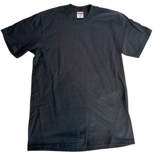 Supreme Black Blank Short Sleeve Tee New